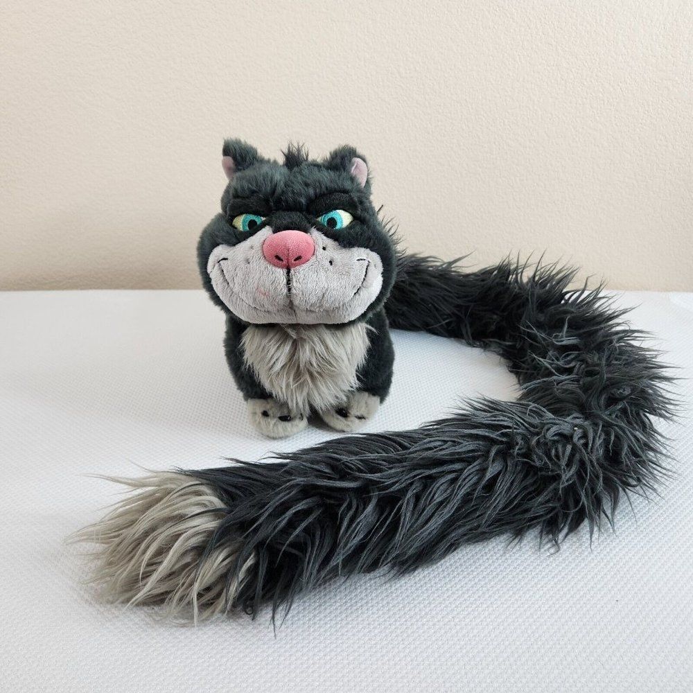 Disney Store Plush Lucifer the Cat Cinderella Special Edition Extra Long Tail